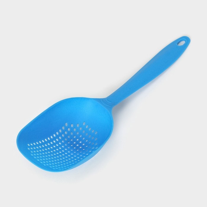 Шумовка прямоугольная Доляна, 34 см, цвет МИКС Шумовка прямоугольная Доляна, 34 см, цвет МИКС