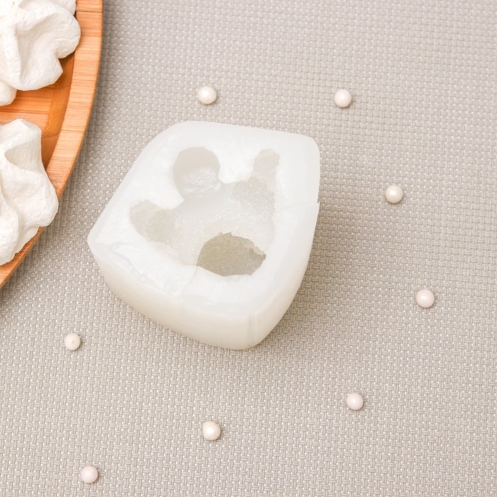 Силиконовая форма &laquo;Мишки-семья&raquo;, 5&times;4,8&times;5,9 см, цвет прозрачный