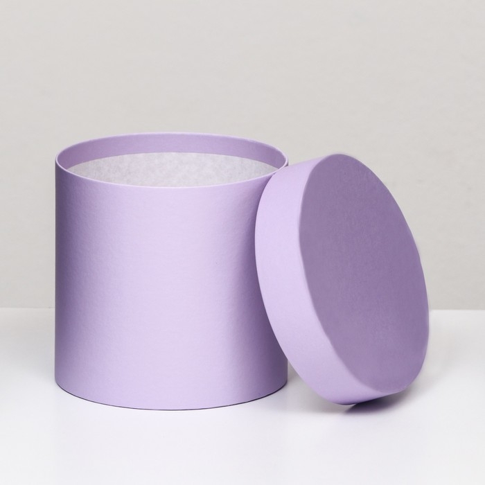 Шляпная коробка сирень, 13 х 13 см Шляпная коробка сирень, 13 х 13 см