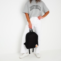 Рюкзак школьный текстильный &laquo;Утка&raquo;, 38х14х27 см, цвет чёрный