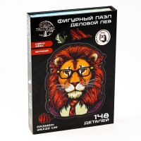 Пазлы деревянные фигурный &laquo;Лев&raquo;, 148 элементов