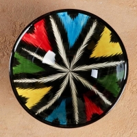 Коса Риштанская Керамика "Атлас" 15,5 см, средняя, разноцветный Коса Риштанская Керамика "Атлас" 15,5 см, средняя, разноцветный