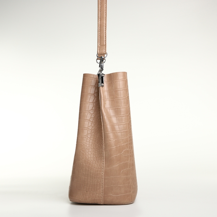 Сумка женская на магните TEXTURA, средний размер, цвет бежевый Сумка женская на магните TEXTURA, средний размер, цвет бежевый