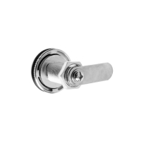 Замок кодовый ТУНДРА, для почтового ящика, цвет хром, длина резьбовой части 30 мм Замок кодовый ТУНДРА, для почтового ящика, цвет хром, длина резьбовой части 30 мм