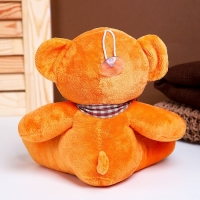 Мягкая игрушка &laquo;Мишка&raquo;, с бантиком, 18 см, цвет бежевый