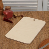 Доска разделочная деревянная "Прямоугольная", 29×18×0,8 см Доска разделочная деревянная "Прямоугольная", 29×18×0,8 см