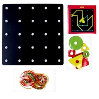 Геоборд с геометрическими фигурами Геоборд с геометрическими фигурами