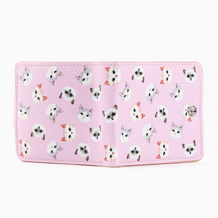 Кошелёк-книжка «Котики», 11х9.5х2 см Кошелёк-книжка «Котики», 11х9.5х2 см