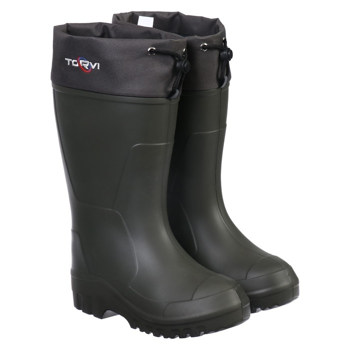 Сапоги Сапоги "TORVI" из ЭВА с 4-слойным вкладышем (мех): -40С, цвет олива, размер 42