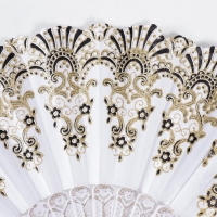 Веер пластик, текстиль "Греция" МИКС 22 см Веер пластик, текстиль "Греция" МИКС 22 см