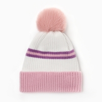 Шапка детская MINAKU, цв.розовый, р-р 48-50 Шапка детская MINAKU, цв.розовый, р-р 48-50