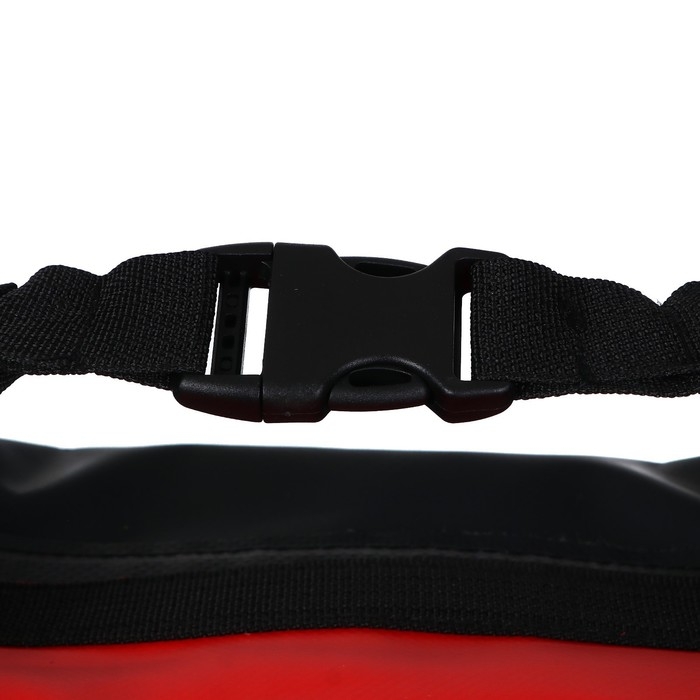 Герморюкзак YUGANA, ПВХ, водонепроницаемый 20 литров, красный