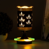 Аромалампа с подсветкой "Фигура" E14 40Вт +RGB черный 10х10х24,5 см Аромалампа с подсветкой "Фигура" E14 40Вт +RGB черный 10х10х24,5 см