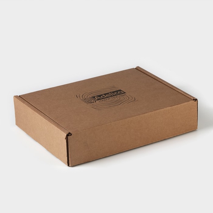 Подарочный набор деревянной посуды Adelica &laquo;Белка с орехом&raquo;, менажницы: белка 25&times;19 см, орех 25&times;16 см, масло 100 мл, магнит в подарок