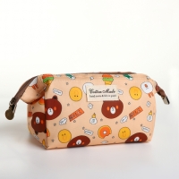 Косметичка на молнии, цвет бежевый Косметичка на молнии, цвет бежевый