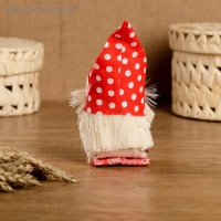 Оберег &laquo;Домовой с самоваром&raquo;, 12 см, микс