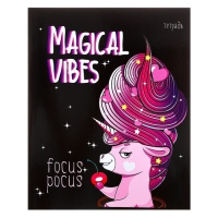 Тетрадь 48 листов в клетку Calligrata "Единорог", обложка мелованный картон, УФ-лак, блок офсет, МИКС