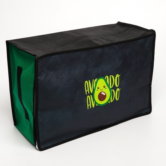 Органайзер для хранения белья, кофр с pvc-окном &laquo;Avocado&raquo;, 43 х 28,5 х 20 см.