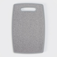 Доска разделочная пластиковая Доляна &laquo;Гранит&raquo;, прямоугольная, 30&times;20 см, цвет серый