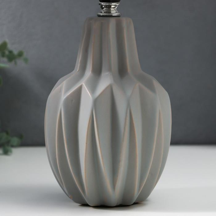 Лампа настольная 21197/1 E14 40Вт серый 22х22х35 см RISALUX