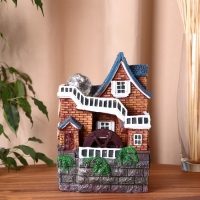 Фонтан "Домик лестница" 27х18 см (с подсветкой) Фонтан "Домик лестница" 27х18 см (с подсветкой)