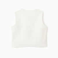 Жилетка для девочки, MINAKU :Party Dress, цвет белый, рост 122 см