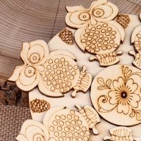 Подставка под горячее &laquo;Совы&raquo;, D=20 см, можжевельник