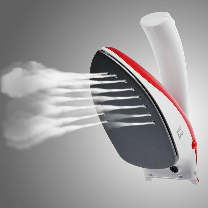 Утюг Irit IR-2305, 800 Вт, тефлоновая подошва, 200 мл, дорожный, бело-красный Утюг Irit IR-2305, 800 Вт, тефлоновая подошва, 200 мл, дорожный, бело-красный