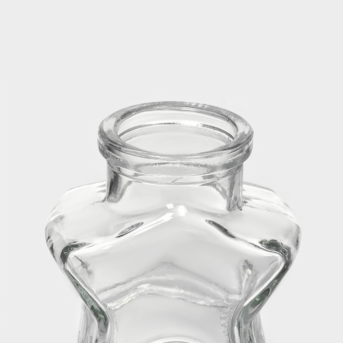 Банка стеклянная для хранения сыпучих продуктов Доляна &laquo;Парфе. Звезда&raquo;, 50 мл, 6,8&times;3,9 см,  с пробковой крышкой