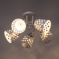 Люстра "Дана" 5х60Вт Е27 Белый 48х48х28см Люстра "Дана" 5х60Вт Е27 Белый 48х48х28см