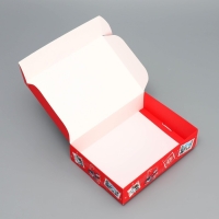 Коробка подарочная новогодняя складная «Новогодняя акварель», 21 х 15 х 5 см, Новый год Коробка подарочная новогодняя складная «Новогодняя акварель», 21 х 15 х 5 см, Новый год