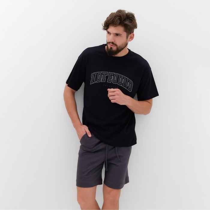 Пижама мужская KAFTAN Not found размер 56, серый/черный Пижама мужская KAFTAN Not found размер 56, серый/черный