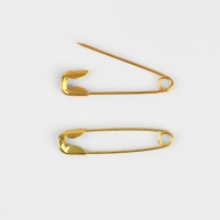 Булавки английские, 19 мм, 2000 шт, цвет золотой Булавки английские, 19 мм, 2000 шт, цвет золотой