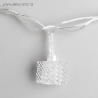 Гирлянда «Нить» 5 м с насадками «Кубики тающие», IP20, прозрачная нить, 20 LED, свечение мульти (RG/RB), мигание, 220 В Гирлянда «Нить» 5 м с насадками «Кубики тающие», IP20, прозрачная нить, 20 LED, свечение мульти (RG/RB), мигание, 220 В