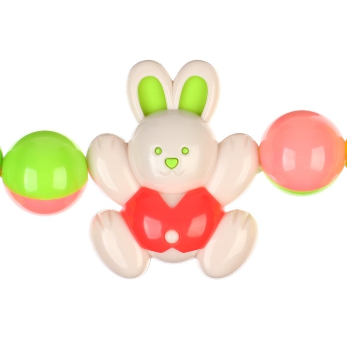 Растяжка на коляску/кроватку «Зайки», 4 игрушки, Крошка Я Растяжка на коляску/кроватку «Зайки», 4 игрушки, Крошка Я