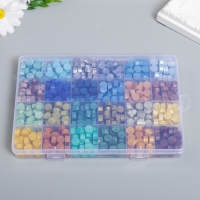 Набор сургуча "Палитра зелёно-голубая" перламутр 24 цвета 19х13х2 см Набор сургуча "Палитра зелёно-голубая" перламутр 24 цвета 19х13х2 см