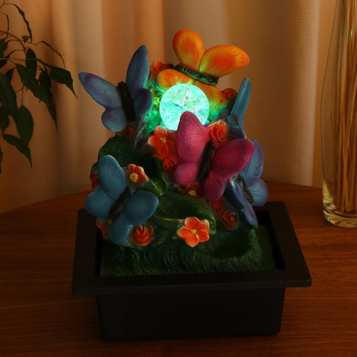 Фонтан Фонтан "Бабочки" 16х20х27 см (с подсветкой)