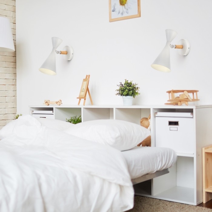 Бра Бра "Камертаб" Е27 40Вт белый 15х12х24 см