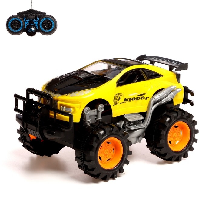 Джип радиоуправляемый &laquo;Гонщик&raquo;, работает от батареек, цвет жёлтый