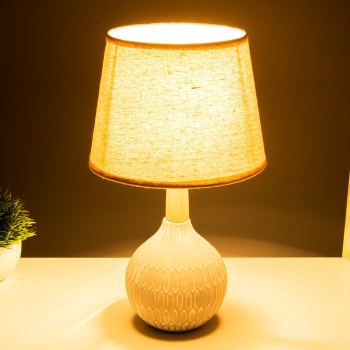 Лампа настольная 320614/1 E14 40Вт серый 22х22х36,5 см RISALUX