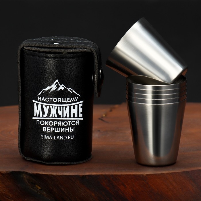 Стопки, набор &laquo;Настоящему мужчине&raquo;, 6 шт х 30 мл