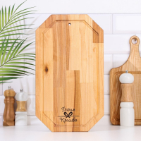 Доска разделочная &laquo;Гайка&raquo; большая (кровосток) 38х22х1,8 см