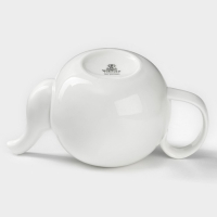 Чайник фарфоровый заварочный Wilmax Olivia &laquo;Классика&raquo;, 1,1 л, цвет белый