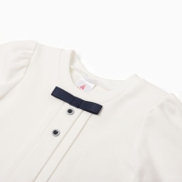 Джемпер для девочки школьный, цвет молочный, рост 122 см Джемпер для девочки школьный, цвет молочный, рост 122 см