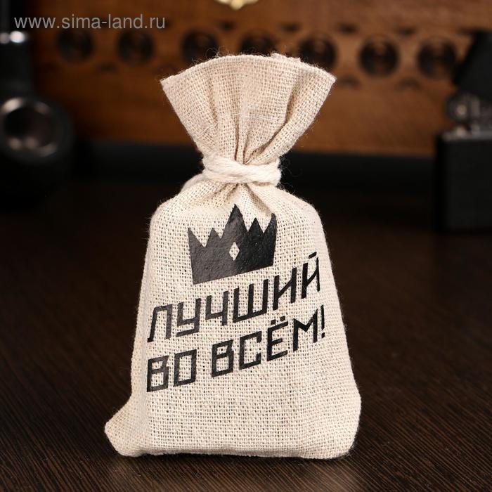 Камни для виски в мешочке Камни для виски в мешочке "Лучший во всём. Корона", натуральный стеатит, 6 шт