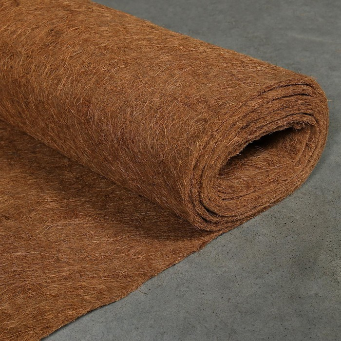 Кокосовое полотно для мульчирования, 3 × 1 м, «Мульчаграм» Кокосовое полотно для мульчирования, 3 × 1 м, «Мульчаграм»