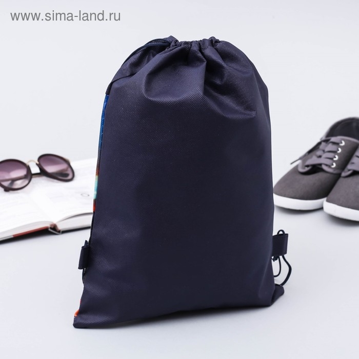 Мешок для обуви &laquo;Люблю скорость&raquo; непромокаемое полотно 30 х 40 см