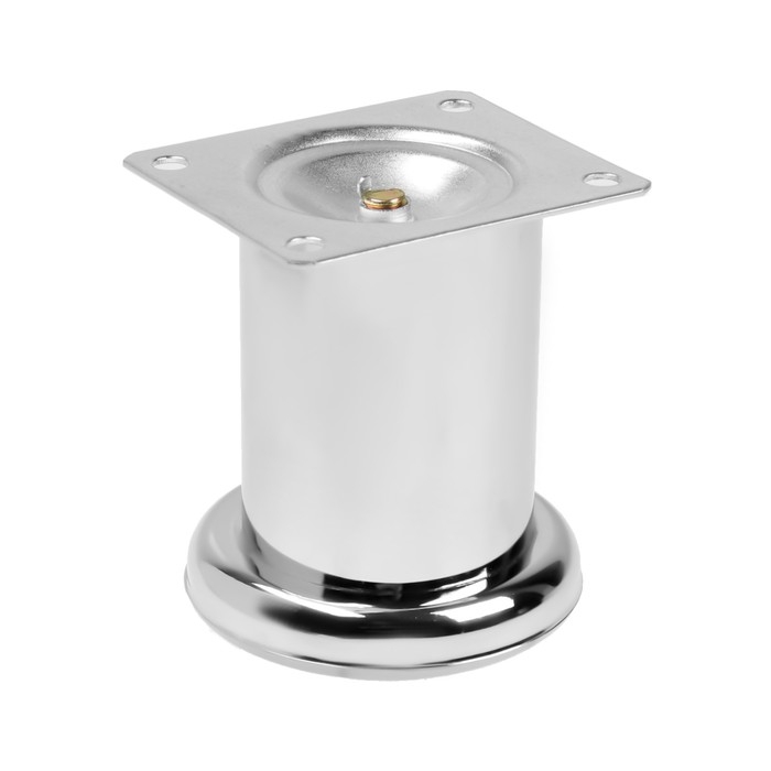 Опора мебельная OM001CR ТУНДРА, 50х80 мм, цвет хром Опора мебельная OM001CR ТУНДРА, 50х80 мм, цвет хром