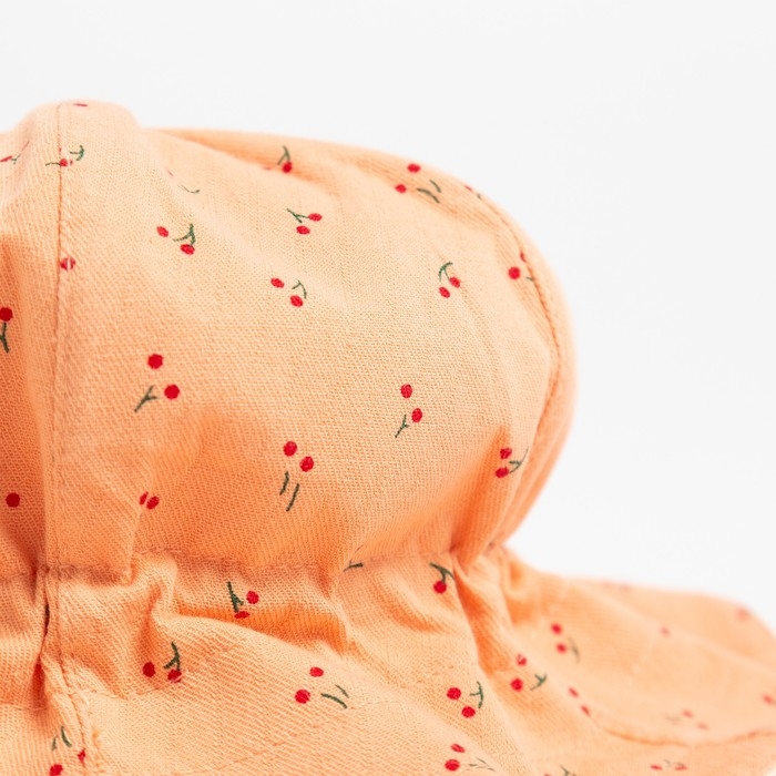 Панама детская MINAKU Панама детская MINAKU "Вишенка" цв. персиковый/бежевый, р-р 46