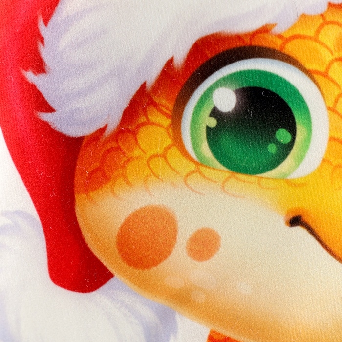 Новый год! Подушка декоративная &laquo;Змея в шапочке&raquo;, 40 &times; 26 см